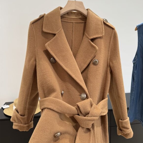 Women's Tan Teddy Jacket - Picture 3 of 9